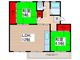 小金原住宅6号棟【3階】の間取り