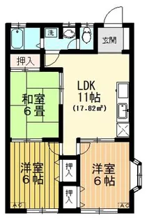 サン・グレイス柏【2階】の間取り