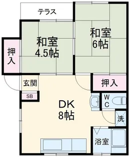 さくらハイツ【2階】の間取り