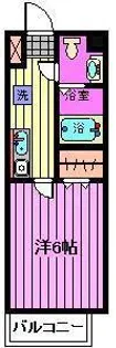 ドゥーエ川口【1階】の間取り