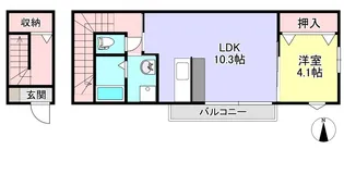 カームメゾン【2階】の間取り
