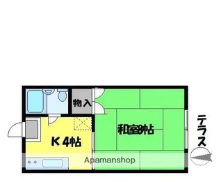 パークハウス大島【1階】の間取り