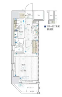 ベルグレードKAMEIDO【2階】の間取り