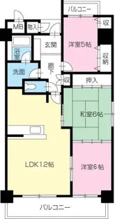 Vista Grande Tokushima【3階】の間取り