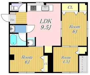 渡辺ビル【2階】の間取り