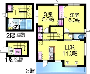 レジデンス・スズキの間取り