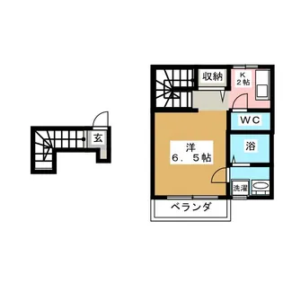 グランパスコート【2階】の間取り
