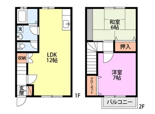 ラ・ファイエ【1階】の間取り