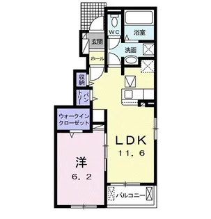 ルオント【1階】の間取り