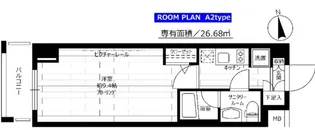 ステージファースト新御徒町【8階】の間取り