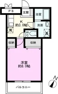 エトワールシャトー【3階】の間取り
