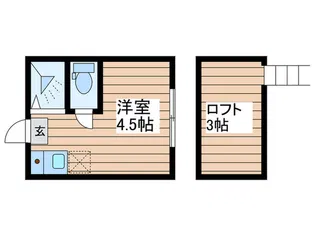 フェリスマーチ【2階】の間取り