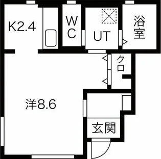 Bonheur常盤台B棟【1階】の間取り