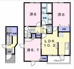 エクセレンテ・プラーサIII【1階】の間取り