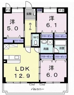 CLEMENT 絆【2階】の間取り