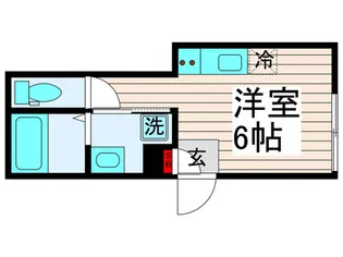 ハンプトン西新井【3階】の間取り