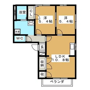 メゾンKODAMA【2階】の間取り