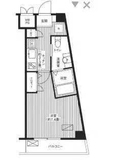 プラザSTH【3階】の間取り
