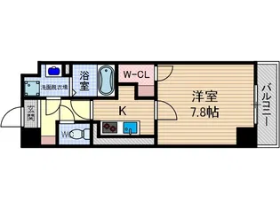 フィデスコート1【7階】の間取り