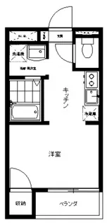 三田パークコート【1階】の間取り