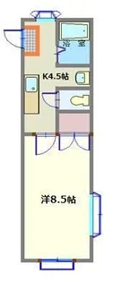 ホワイトキャッスル南小泉12番館【2階】の間取り