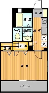ボナール山田【3階】の間取り