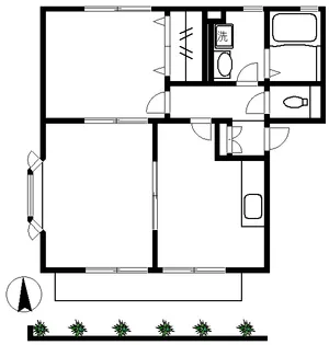クオーレ杉並A棟【1階】の間取り