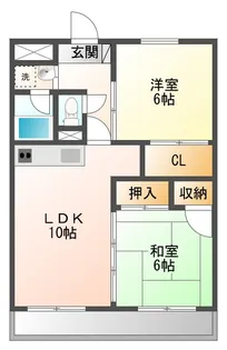 コーポMプラザ【3階】の間取り