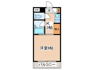 メゾンルノ-ル【4階】の間取り