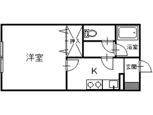 アズリー【1階】の間取り