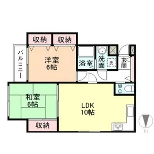 第二グレースビル【2階】の間取り