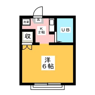 コーポさんゆう【2階】の間取り