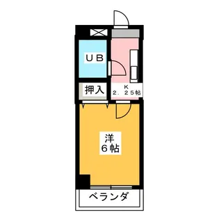 ジュネス塩釜【1階】の間取り