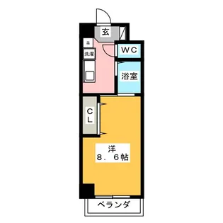willDo稲永【8階】の間取り