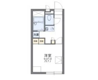 レオパレス平吉【2階】の間取り