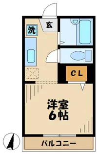 パルコートS【2階】の間取り