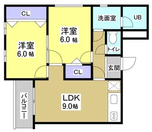 久嶋ハイム【3階】の間取り