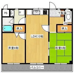 グランドハイツ井出口【1階】の間取り
