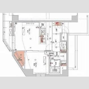 ハーモニーレジデンス神楽坂ヒルズsecond【4階】の間取り