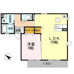 エスポワール【2階】の間取り