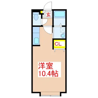 Cube X【2階】の間取り