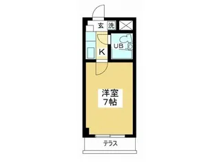 田町第二マンションA棟【1階】の間取り