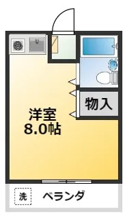 サンライズ48【3階】の間取り