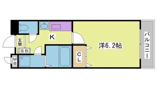 アビテ西町【1階】の間取り