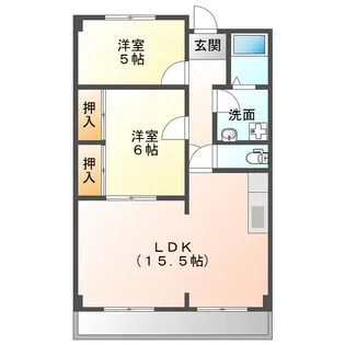 グランディア【3階】の間取り