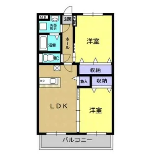 グランドソレイユ【2階】の間取り