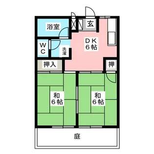ハイツエステートIII【1階】の間取り