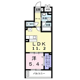 メイガーデン【2階】の間取り