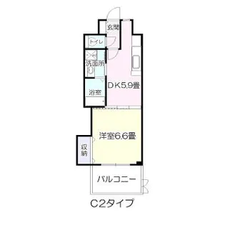アネシス泉中央【1階】の間取り