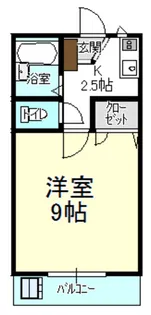メープルコートアオヤマ【1階】の間取り